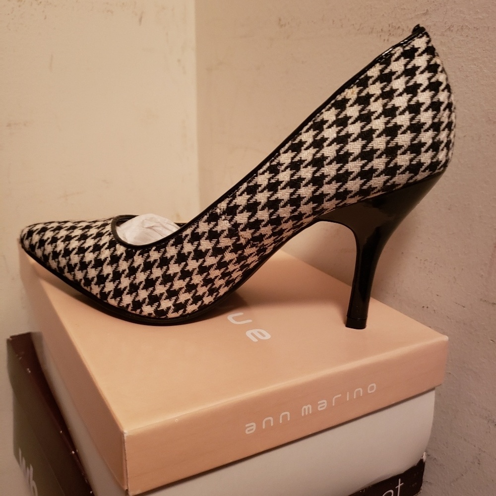 Rampage Nicki Houndstooth heels
